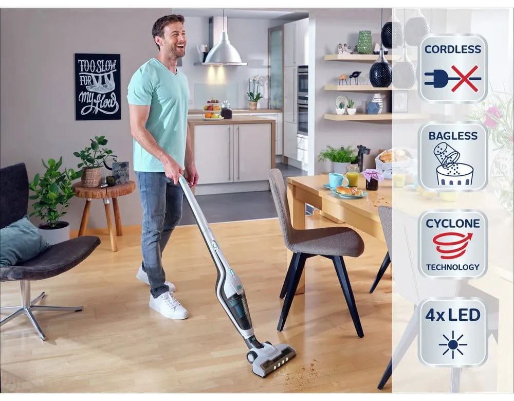 Akumulátorový vysávač Rotaro PowerVac 2v1 – LEIFHEIT