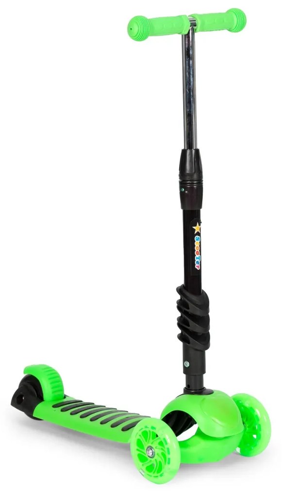 Balančná kolobežka pre deti EcoToys lienka 5v1 zelená