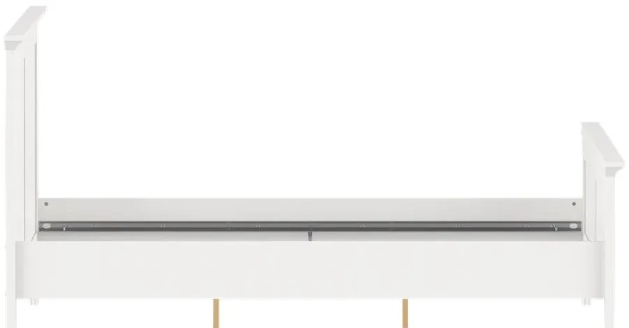 Biela dvojlôžková posteľ 160x200 cm Paris – Tvilum