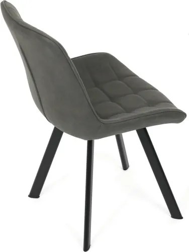 Jedálenská stolička sivá HC-V3066 GREY3