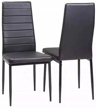 Sammer Lacná kuchynská stolička v sivej farbe z eko kože ke01 siva