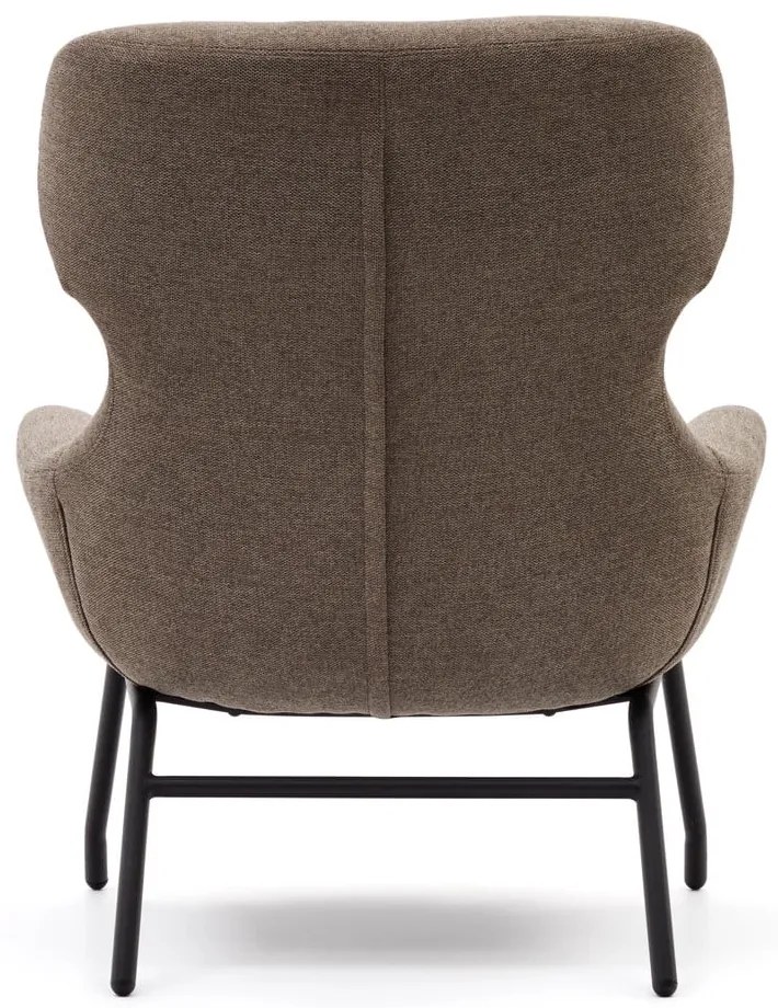 Hnedé kreslo Belina – Kave Home