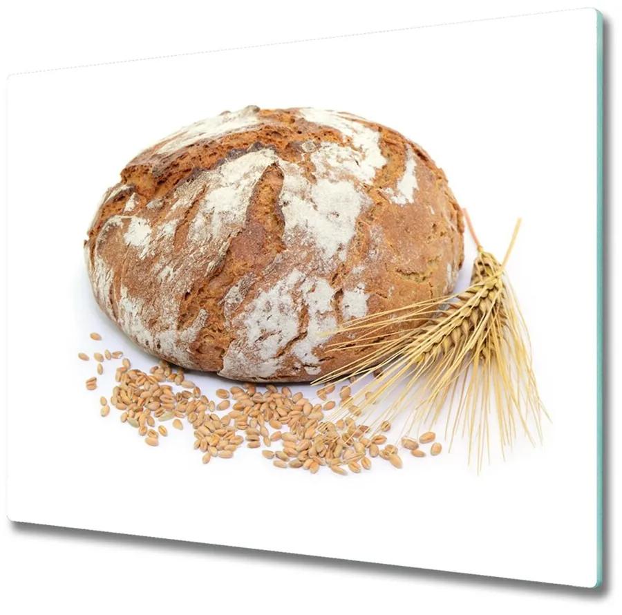 Sklenená doska na krájanie Chlieb a pšenica 60x52 cm
