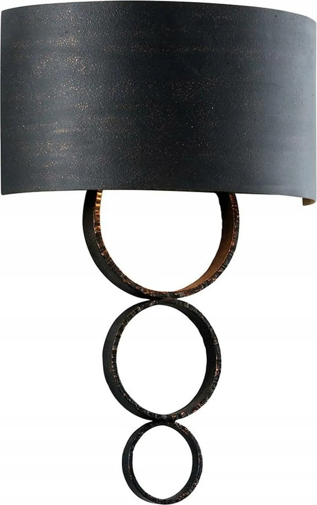 Hudson Valley nástenné svietidlo Rivington kov čierna E14 2x60W B7232-CE