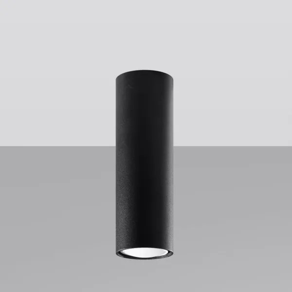 Sollux SL.1001 - Bodové svietidlo LAGOS 1xGU10/10W/230V 20 cm čierna