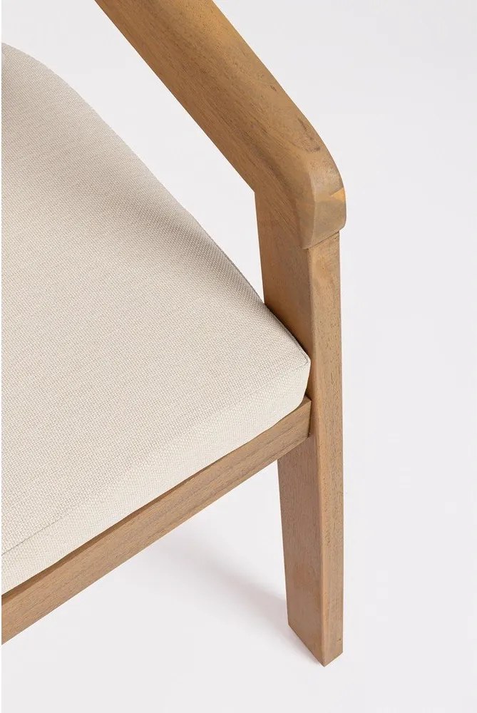 Drevená záhradná stolička v prírodnej farbe Pablo – Bizzotto