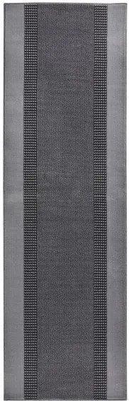 Hanse Home, Behúň Basic 102497, 80x300, šedá, chodba / predsieň