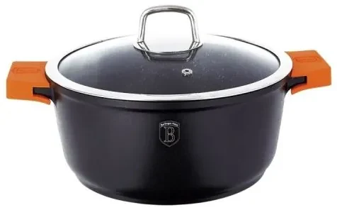Nepriľnavý hrniec 20 cm, Granit Diamond line BerlingerHaus