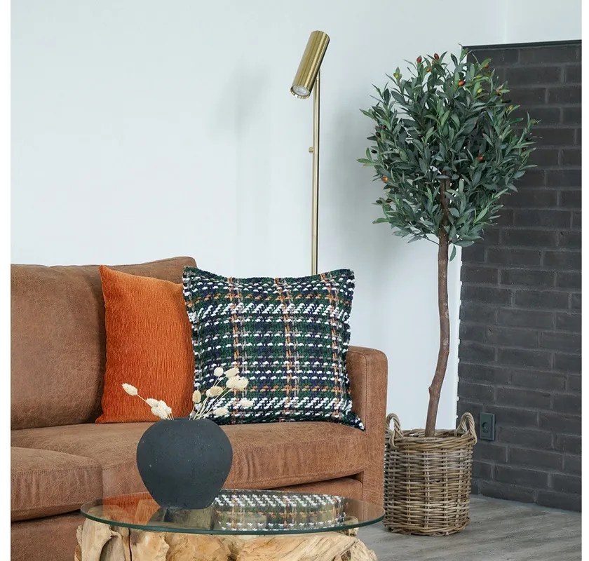 Dizajnová stojanová lampa Rapha mosadz