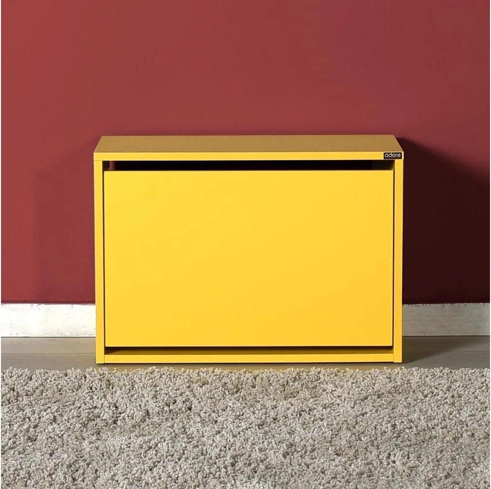 Botník (skrinka na topánky) Tosina 1 (žltá). Akcia -13%. Vlastná spoľahlivá doprava až k Vám domov. 1094527