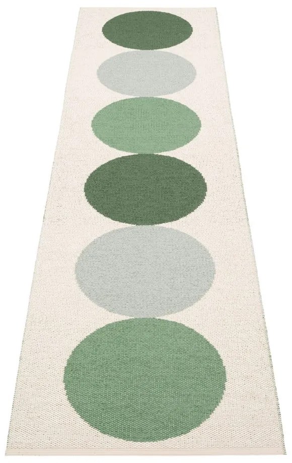 Zeleno-krémový vnútorný a vonkajší behúň 70x280 cm Otto Herb – Pappelina