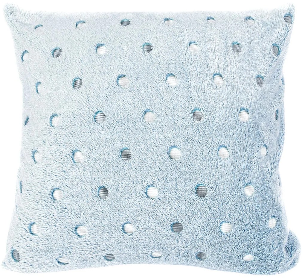 DEKORAČNÁ OBLIEČKA NA VANKÚŠ NEON 40X40 CM MODRÁ