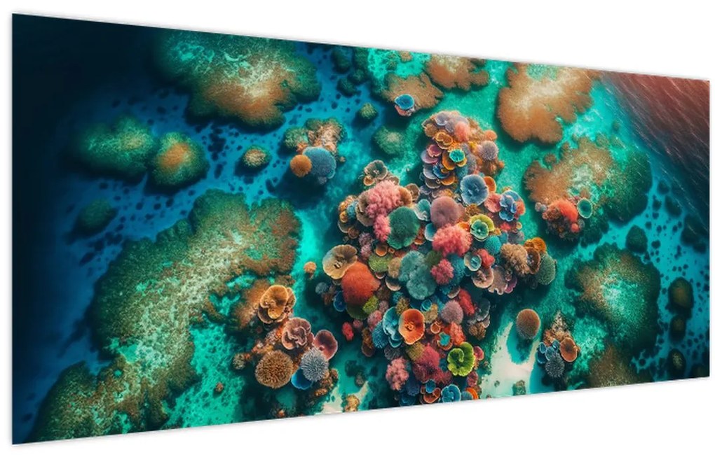 Obraz - Pohľad na more (120x50 cm)