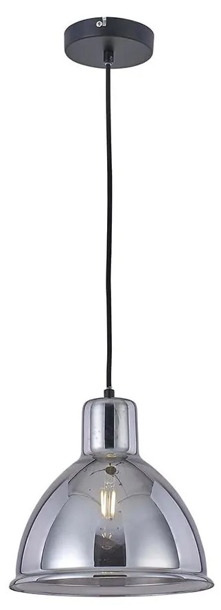 Klausen 111010 - Luster na lanku CREATE 1xE27/11W/230V šedá