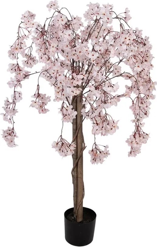 Dekoračný strom broskyňa s ružovými kvetmi Peach Blossom - 30*30*120 cm