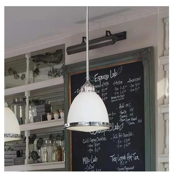 Hinkley HK-AMELIA-P-M-CM - Luster na tyči AMELIA 1xE27/60W/230V lesklý chróm