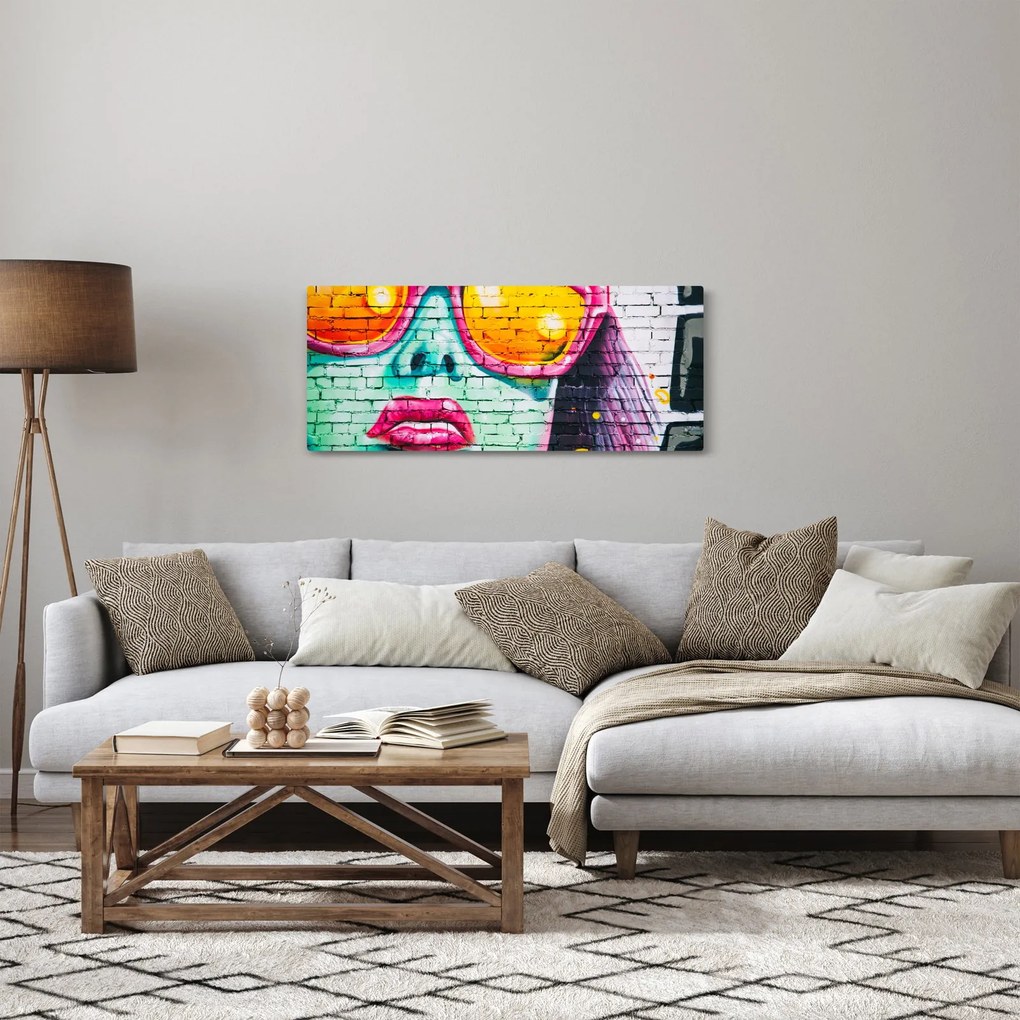 Obraz - Graffiti (120x50 cm)