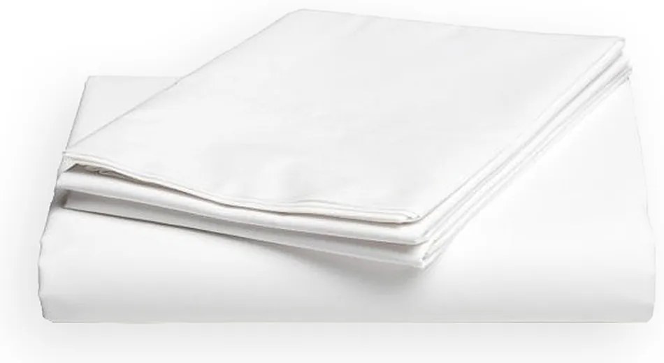 BAVLNENÉ PRESTIERADLO FLAT 160x220 CM BIELE
