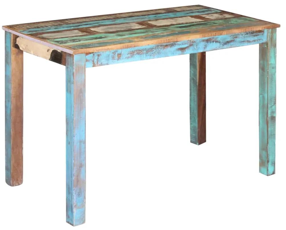 vidaXL Jedálenský stôl z recyklovaného dreva, 115x60x76 cm