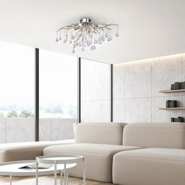 Paul Neuhaus 8090-55 - Prisadený luster ICICLE 4xG9/40W/230V 30x60 cm chróm