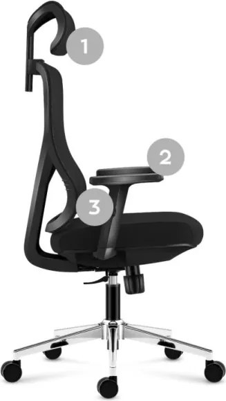 Kancelárska stolička Manager 3.3 Black