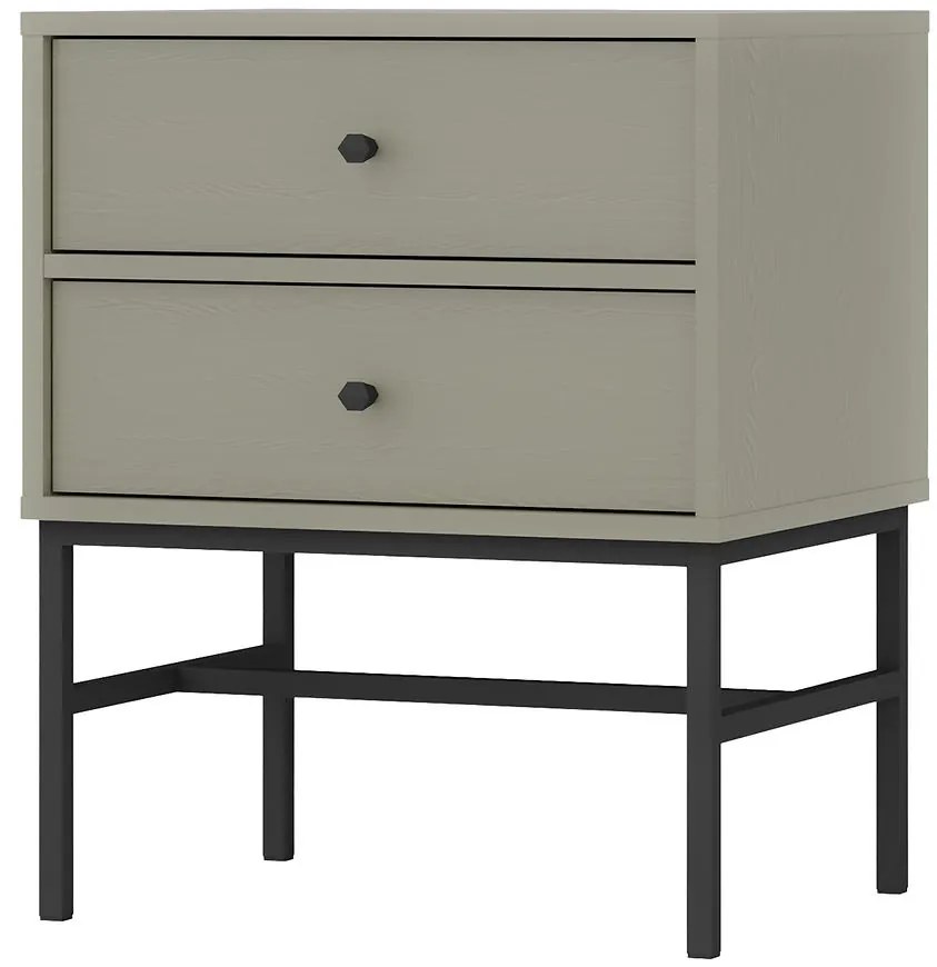 Nočný Stolík Tokyo 3 2S  eukalyptus 801