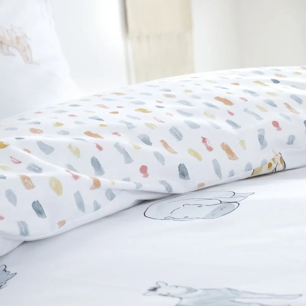 Bavlnená detská obliečka na jednolôžko 135x200 cm Zoo Animals – Bianca