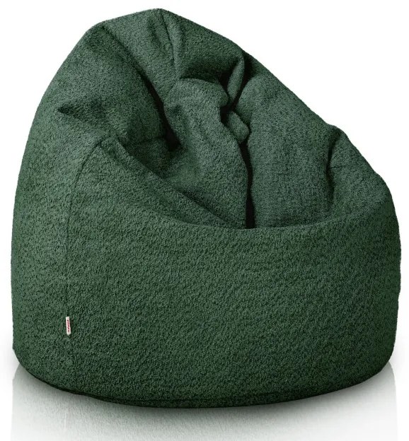 Sedací vak SAKO tmavozelený bouclé