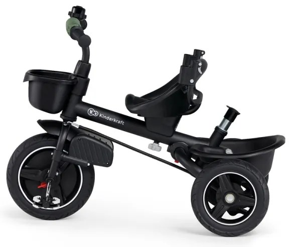 KINDERKRAFT SELECT - Detská trojkolka SPINSTEP Premium zelená