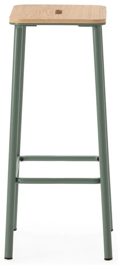 Zelené barové stoličky v súprave 2 ks (výška sedadla 65 cm) Abba – Marckeric