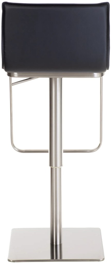 Barová stolička Limon nerez - Čierna