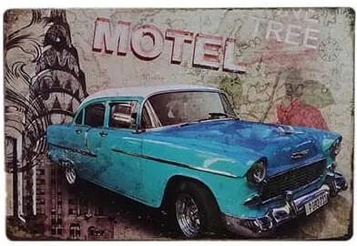 Ceduľa Motel Car