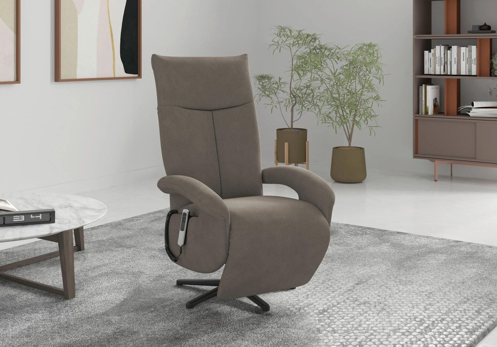XXXLutz RELAXAČNÉ KRESLO, textil, bahenná hnedá Sit & More - Online Only obývacie izby - 00014401325B