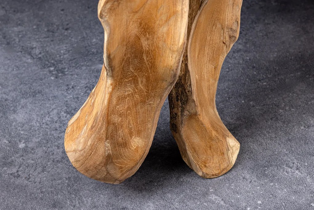 Konzolový regál ROOT 150 cm z teakového dreva