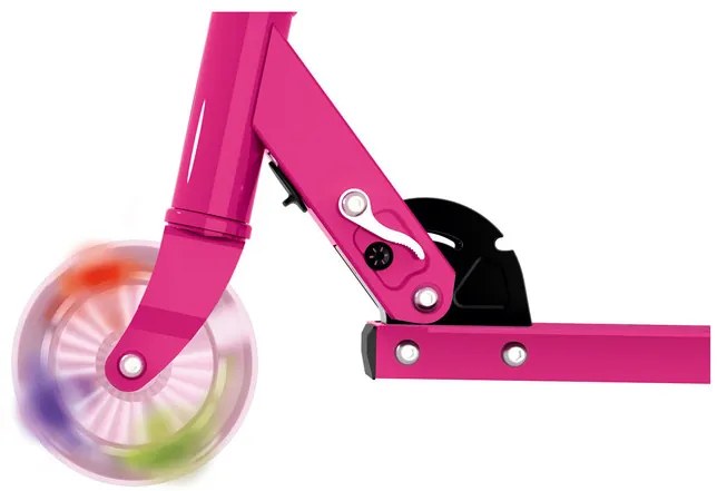 Playtive Detská kolobežka s LED kolieskami (LED kolobežka, ružová) (100344142)