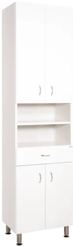 Kúpeľňová skrinka vysoká Keramia Pro 50x192x33,3 cm biela PROV50DV