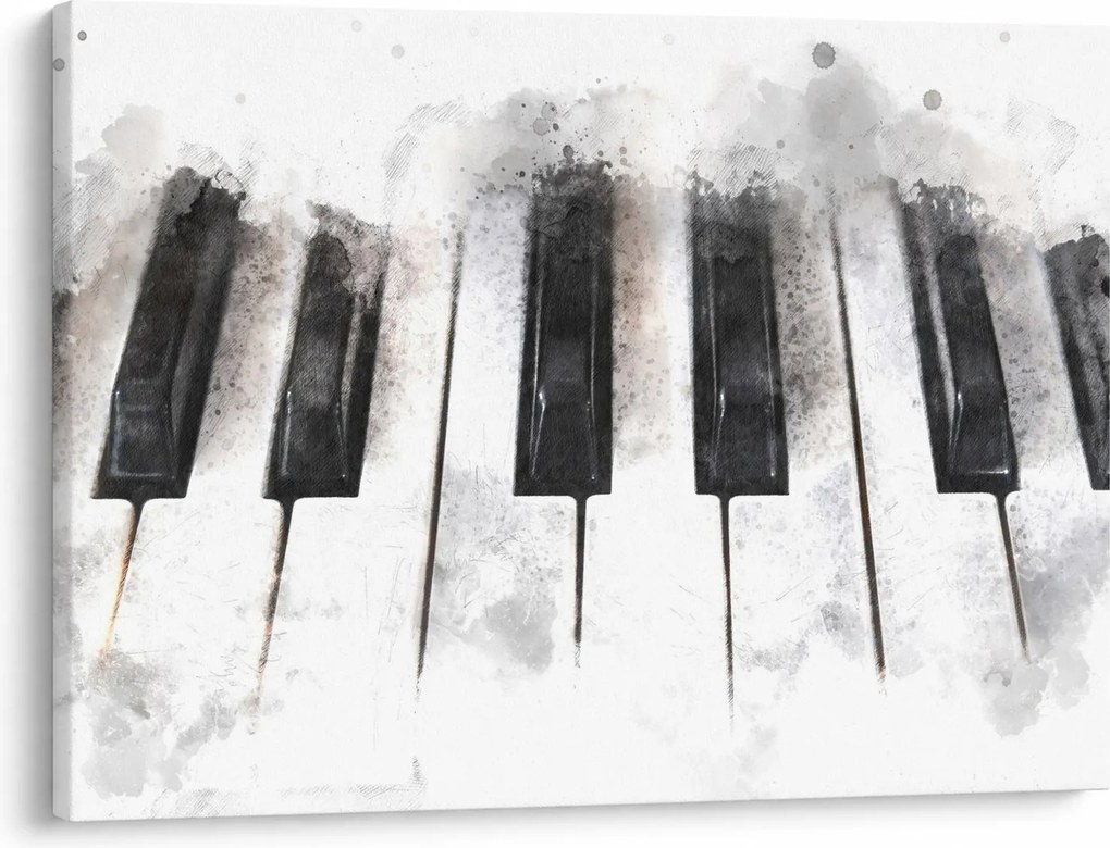 Obraz - Piano, aquarel (70x50 cm)