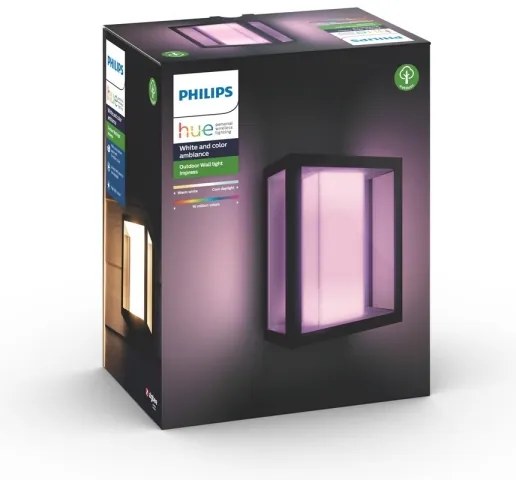 Philips 17430/30/P7 - LED RGBW Vonkajšie svietidlo Hue IMPRESS 2xLED/8W/230V IP44