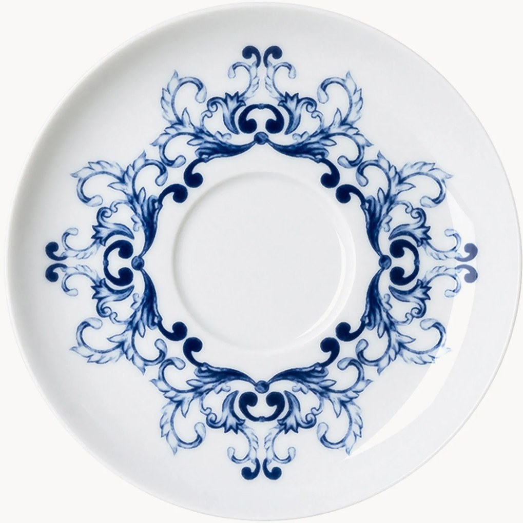 Porcelánové podšálky True Blue, 6 ks