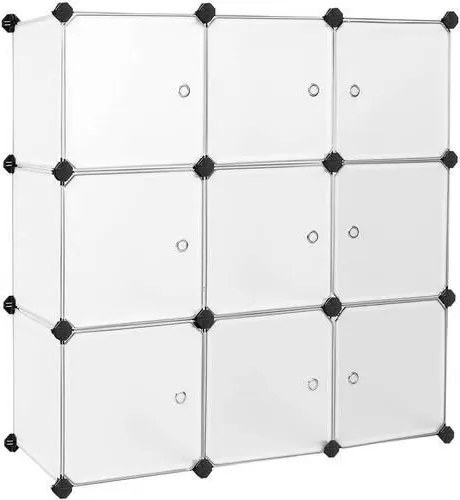 XXXLutz KOMBINÁCIA REGÁLOV, biela, železo, 93/123/31 cm Boxxx - Úložné boxy & dekoračné boxy - 002543000611