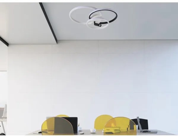 LED Stmievateľné stropné svietidlo LED/70W/230V 3000-6500K biela/čierna + DO