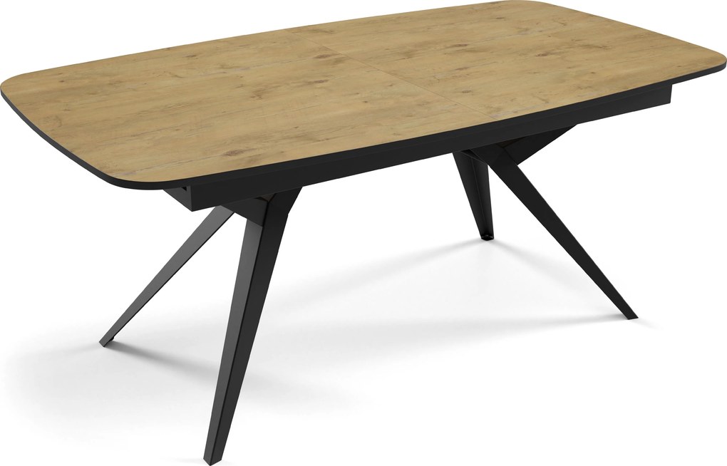 Hranatý rozkladací stôl NIKO 180 cm