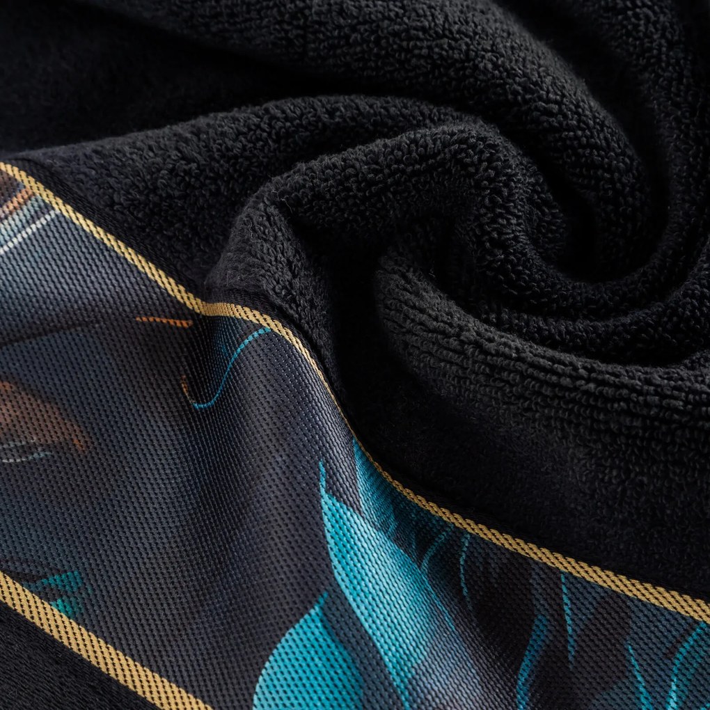 FROTÉ UTERÁK EVA MINGE12 50X90 CM ČIERNA