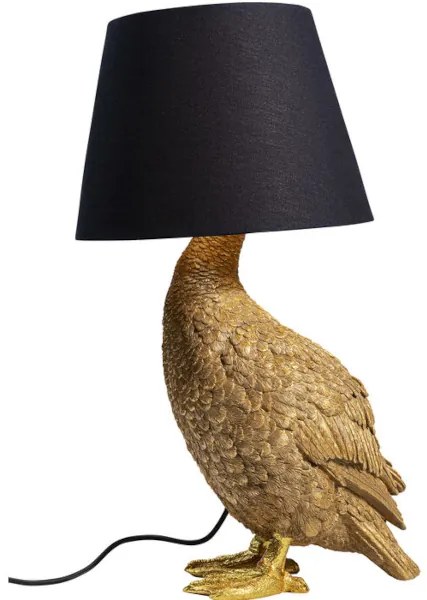 Duck stolná lampa medená/hnedá