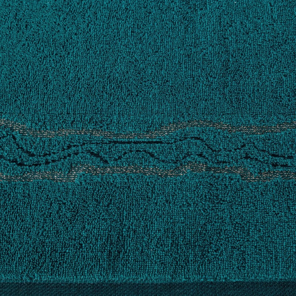 BAVLNENÝ UTERÁK KARIN 50X90 CM TMAVOTYRKYSOVÁ