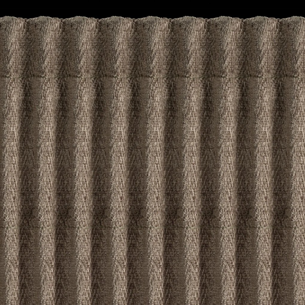 ZÁVES NA PÁSKE BLAKE 140X270 CM HNEDÁ
