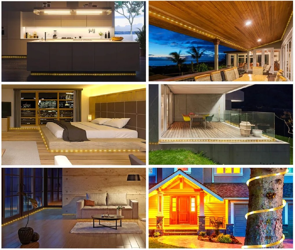 BERGE Solárne girlanda svetelná reťaz záhradné svetlá 100LED 10m drôty