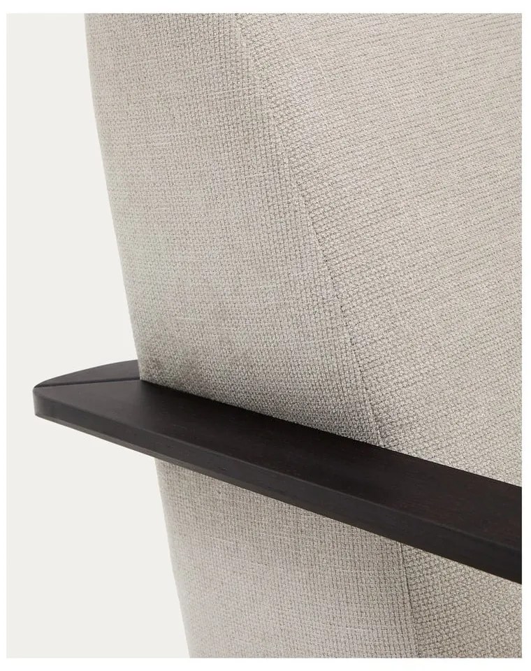 Béžové/krémové ženilkové kreslo Meghan – Kave Home