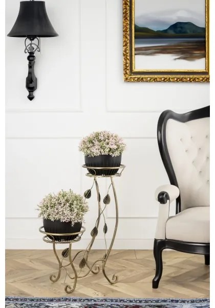 Stojan na kvety 70x50 cm zlatá