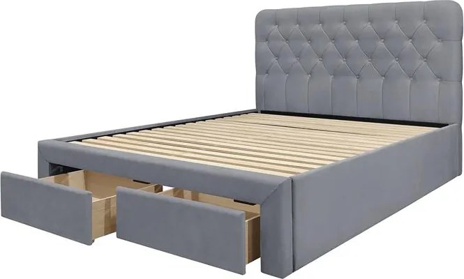 Manželská posteľ 160 cm Morasol (sivá). Vlastná spoľahlivá doprava až k Vám domov. 1092482